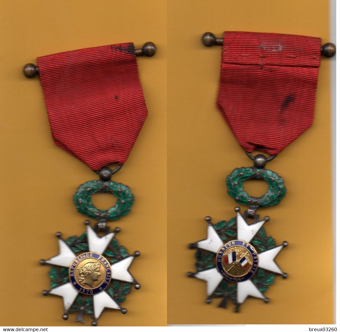 Décoration: " Chevalier De La Légion D'Honneur "-- - France