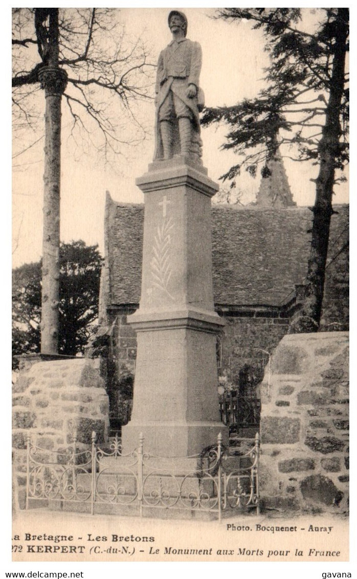 22 KERPERT - Le Monument Aux Morts Pour La France - Sonstige & Ohne Zuordnung