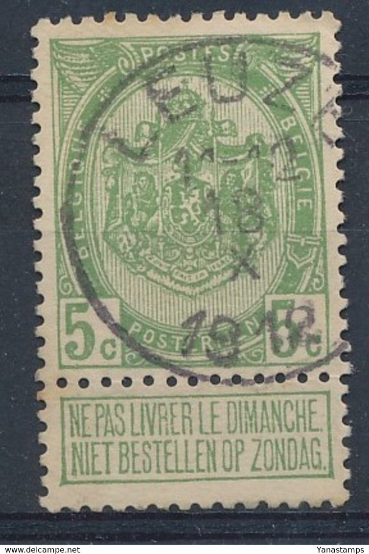 Nr   83 Met Stempel  Leuze - 1893-1907 Coat Of Arms