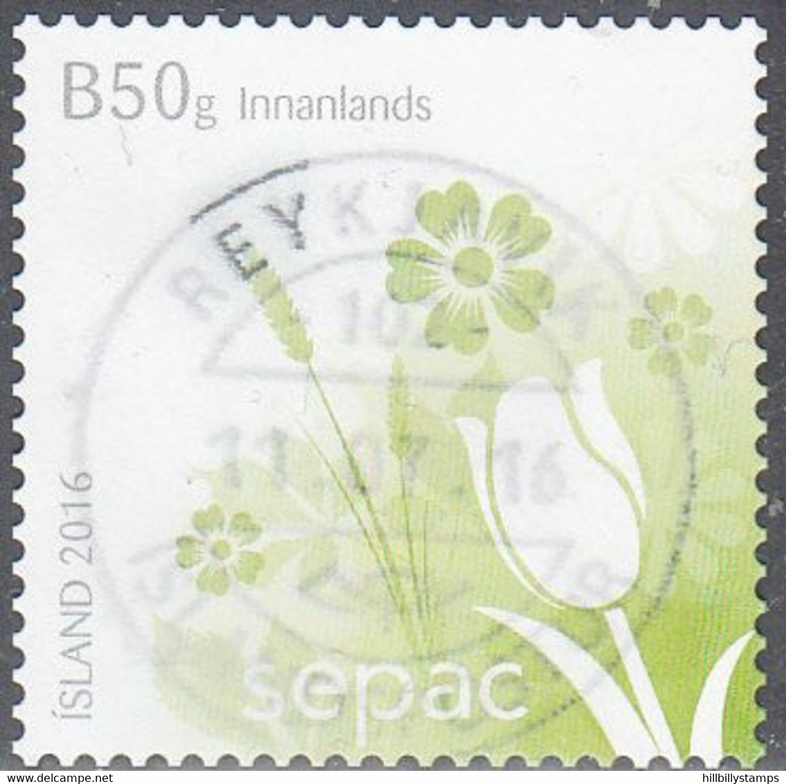 ICELAND   SCOTT NO 1405   USED     YEAR  2016 - Oblitérés