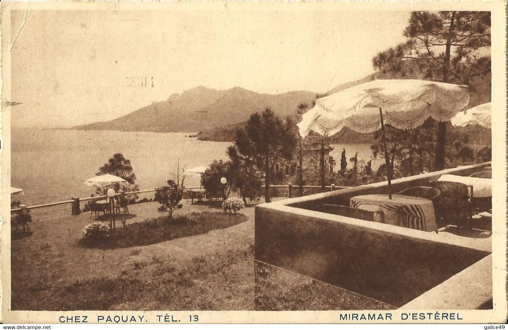 9886 CPA Miramar D'Esterel - Chez Paquay Tél 13 - Otros & Sin Clasificación