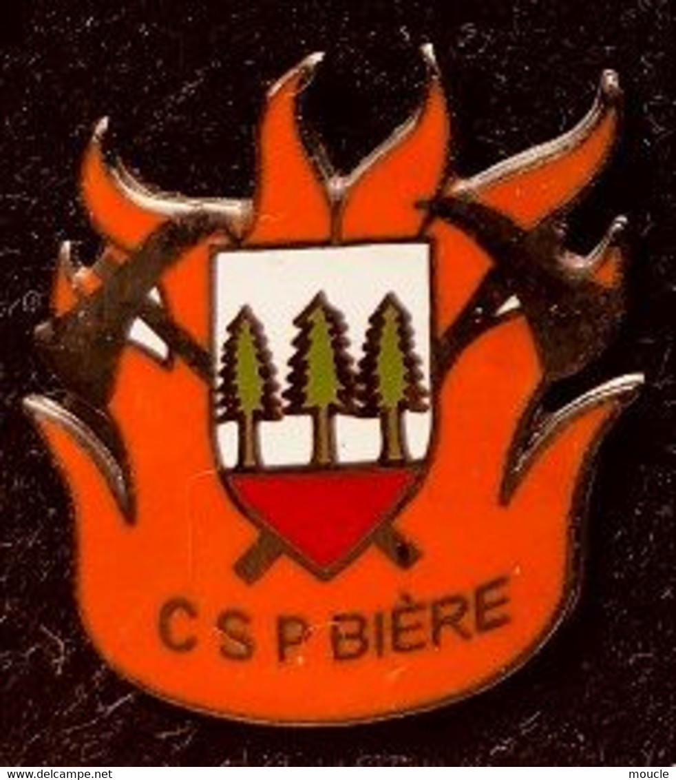 SAPEURS POMPIERS - FEU - FEUERWEHRMANN - FIREFIGHTER - POMPIERE - CSP BIERE - SUISSE - SCHWEIZ - CANTON DE VAUD -  (27) - Brandweerman