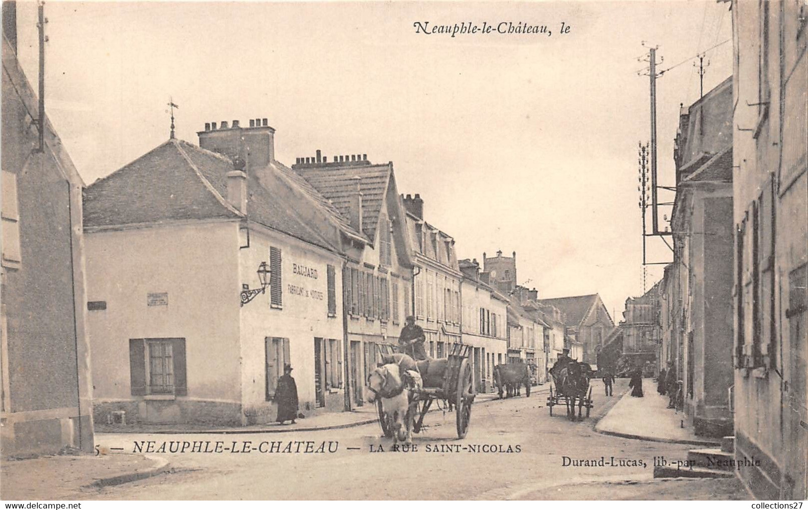 78-NEAUPHLE-LE-CHÂTEAU- LA RUE SAINT-NICOLAS - Neauphle Le Chateau