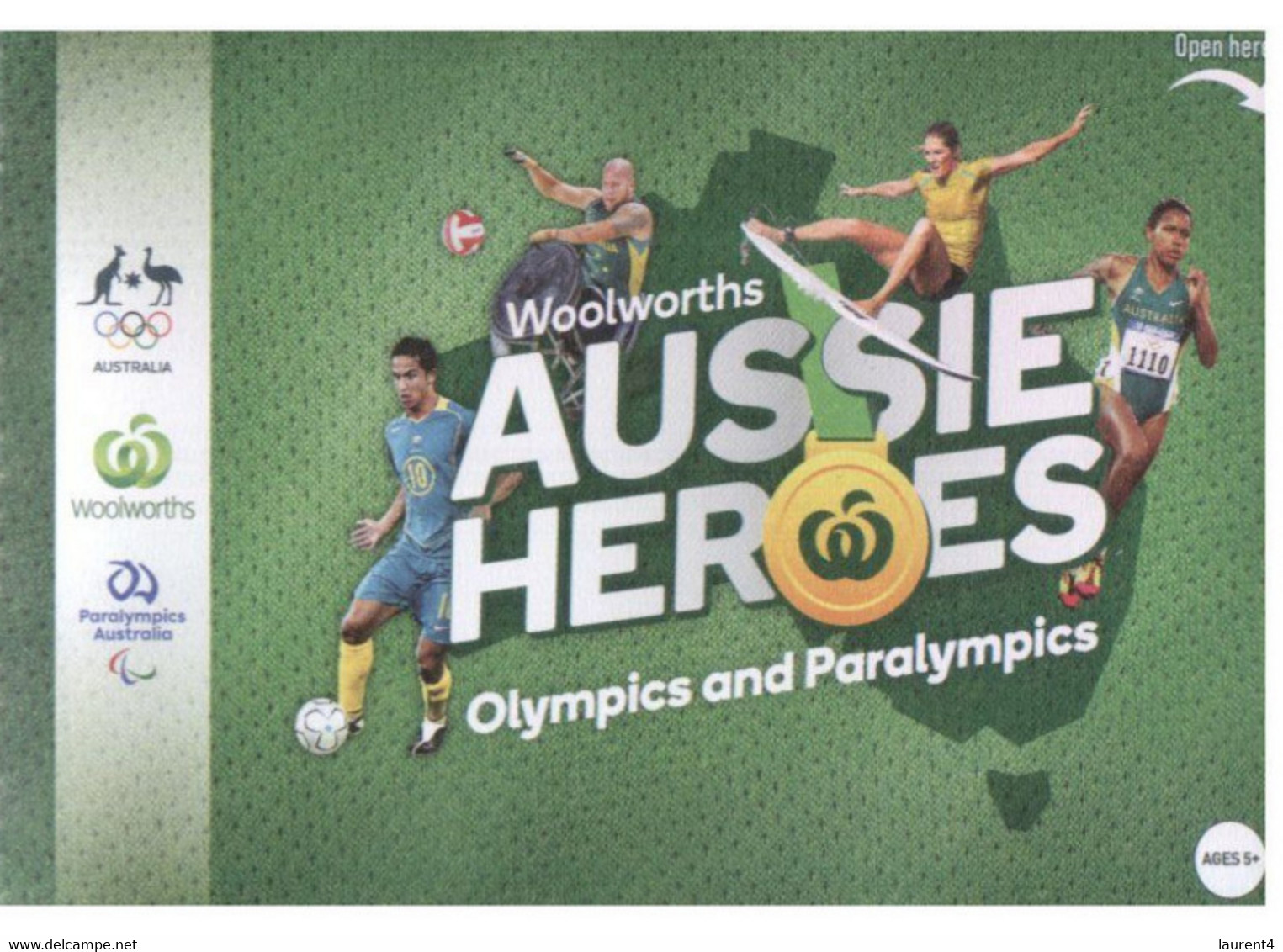 (4-8-2021) Australian Aussie Heroes - Olympic & Paralympic Games 2020 (part Of Collectable Supermarket) Swimming - Natación