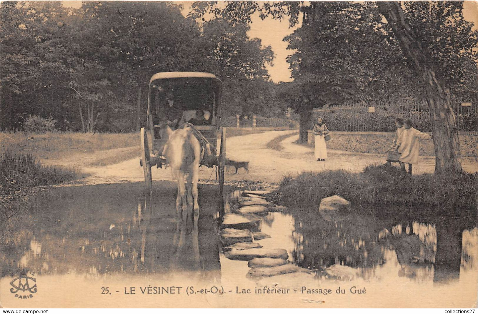 78-LE-VESINET- LAC INFERIEUR, PASSAGE DU GUE - Le Vésinet