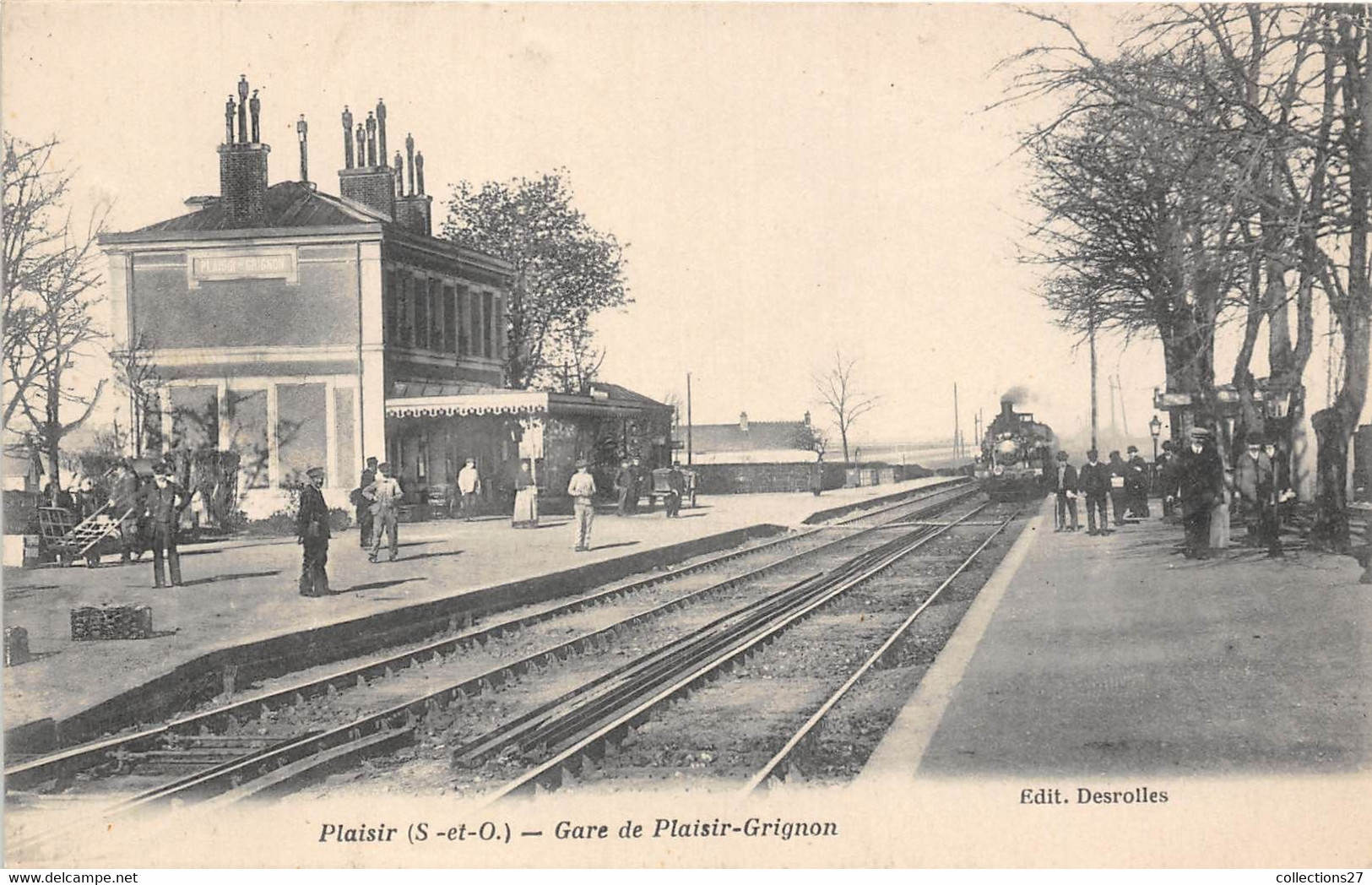 78-PLAISIR- GARE DE PLAISIR-GRIGNON - Plaisir