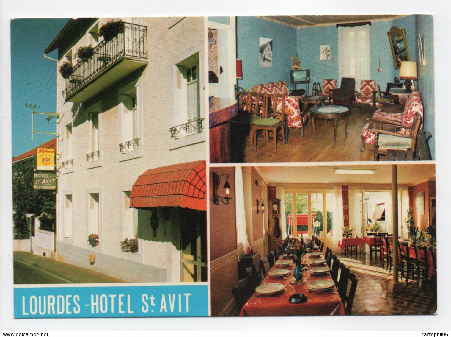 - CPM LOURDES (65) - HOTEL ST AVIT - 32, Rue De L'Egalité - Editions DOUCET - - Lourdes