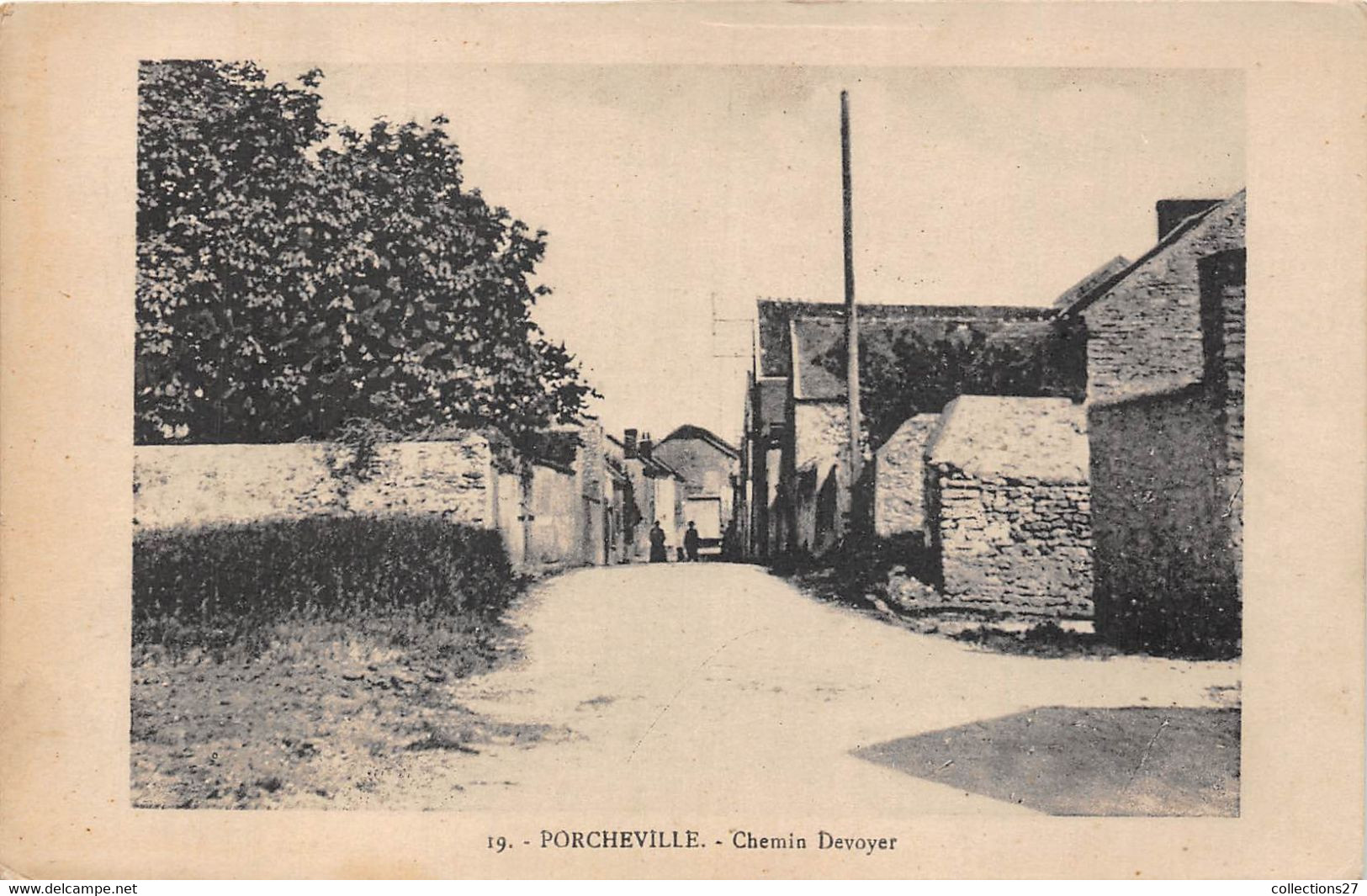 78-PORCHEVILLE- CHEMIN DEVOYER - Porcheville