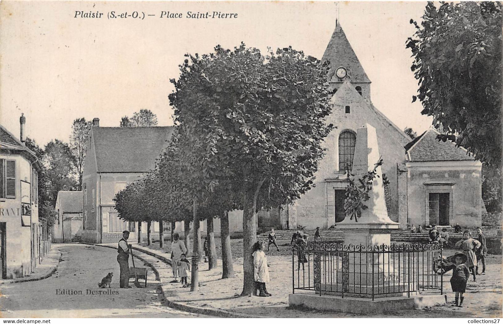 78-PLAISIR- PLACE SAINT-PIERRE - Plaisir