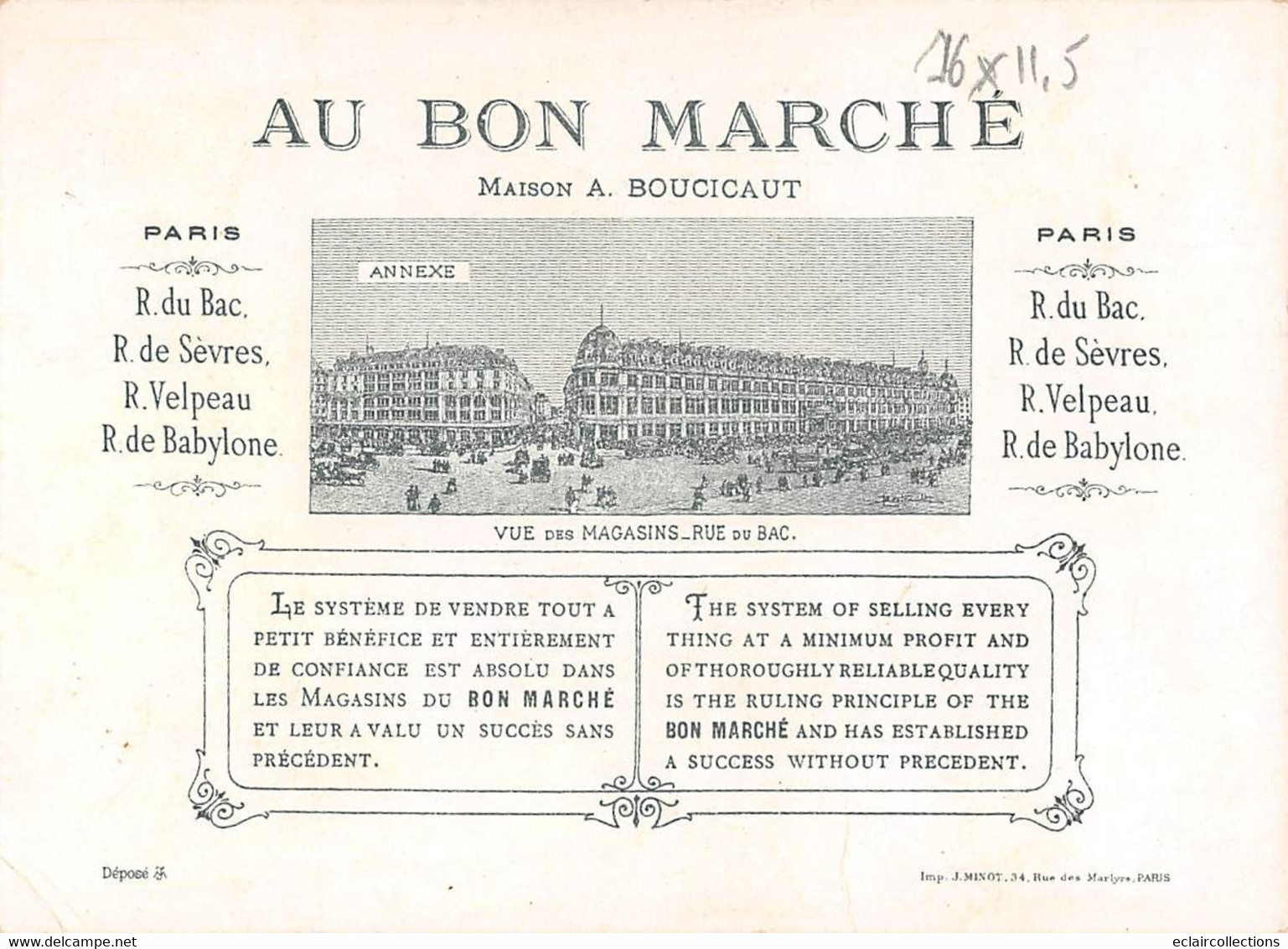 Image;16 X 11.5 Cm    Publicité: Au Bon Marché  Récit Planche De 9 Vues. Don Quichotte     (voir Scan) - Andere & Zonder Classificatie