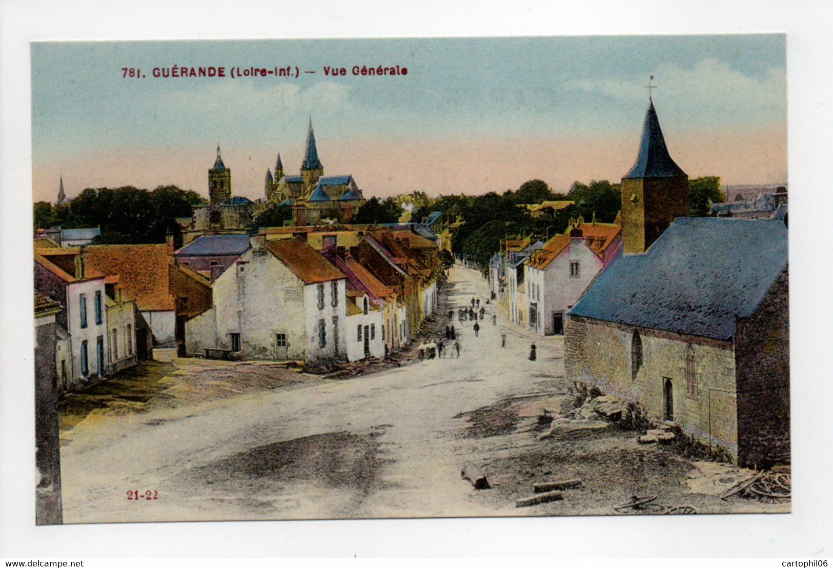 - CPA GUÉRANDE (44) - Vue Générale - Edition Chapeau 781 - - Guérande