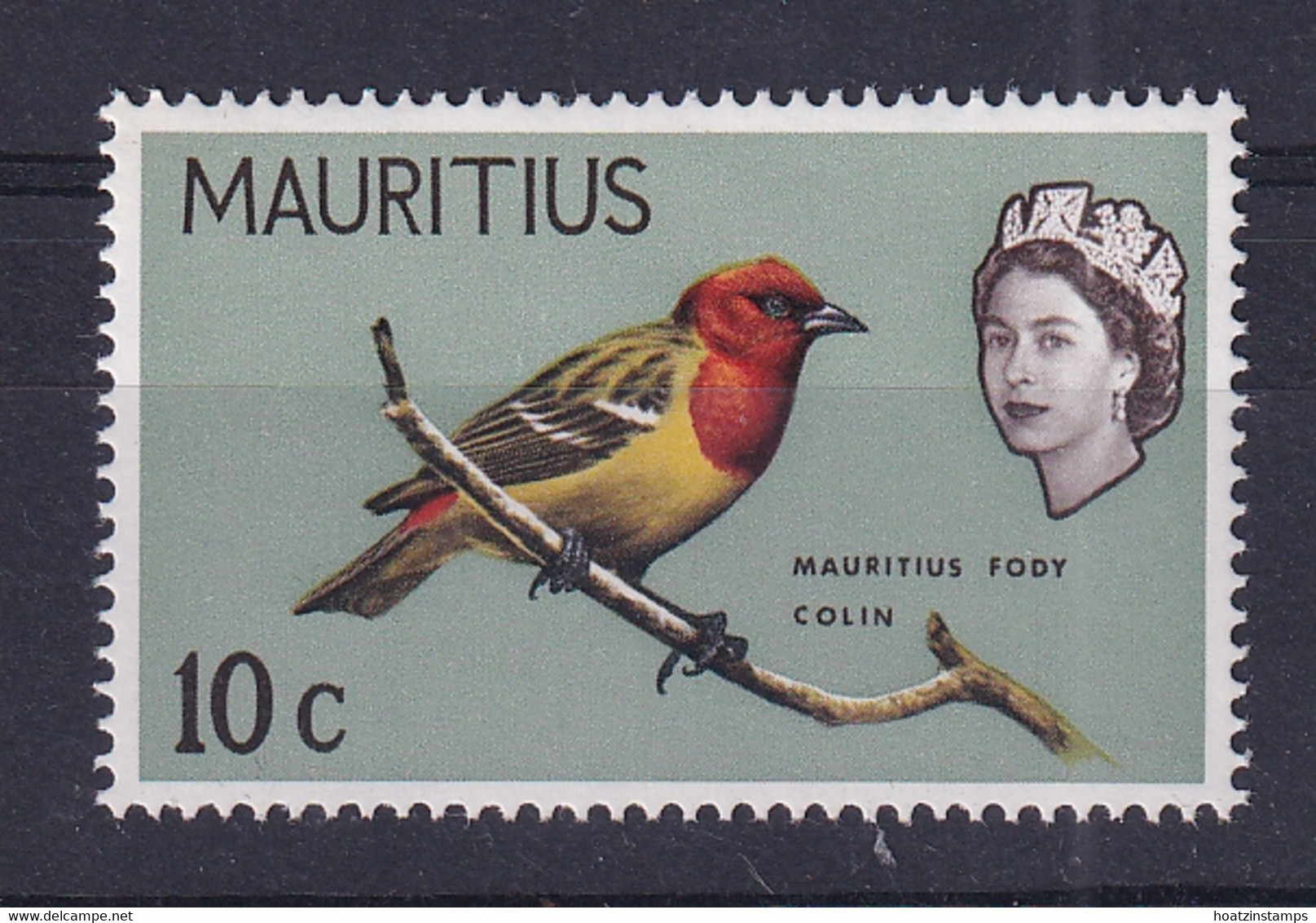 Mauritius: 1965   QE II - Birds   SG321     10c    MNH - Mauritius (...-1967)