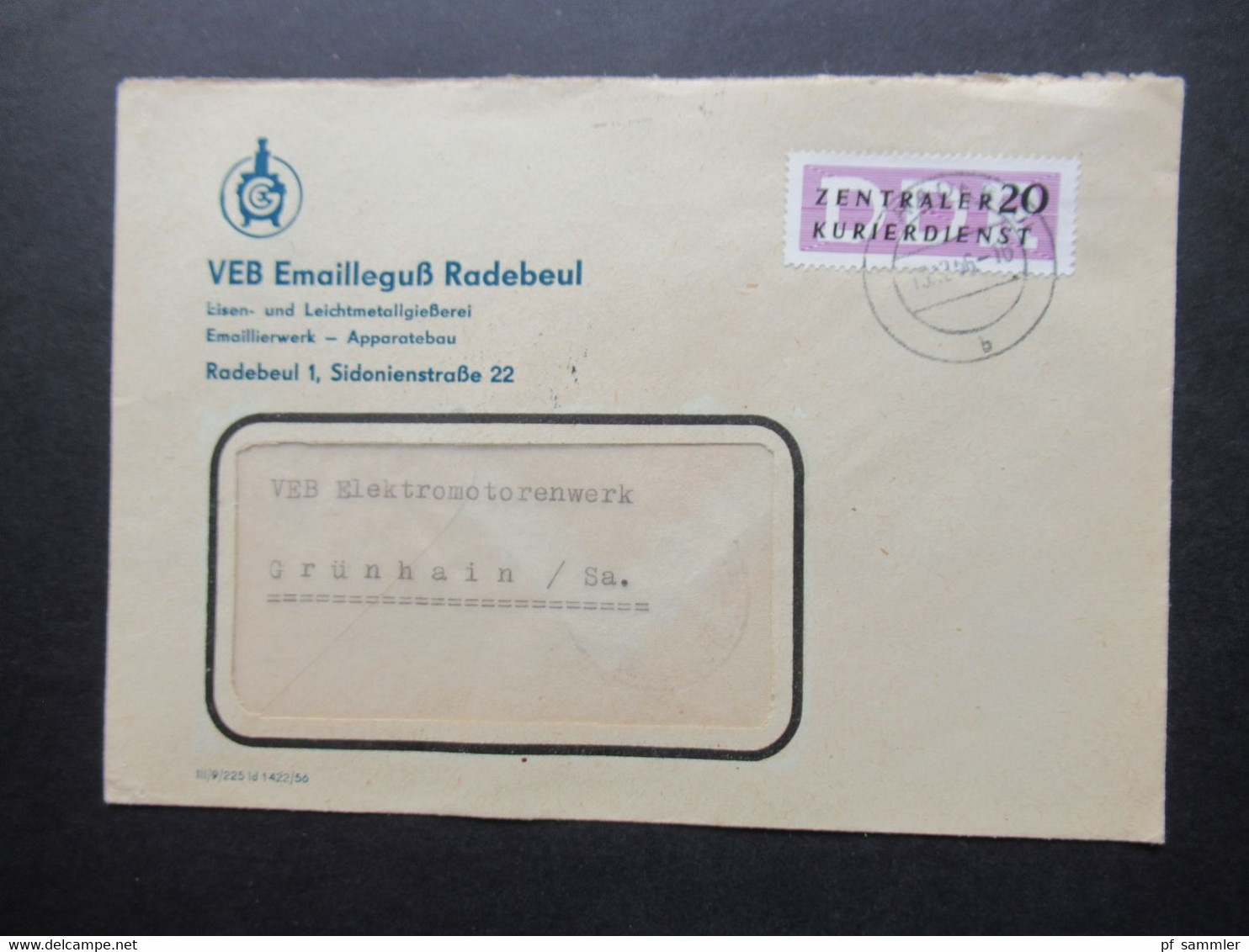 DDR 1956 / 57 Dienstmarken ZKD Mit / Ohne Aufdruck Und ZKD Belege / Behördenpost 60 / 70er Jahre Insg. 115 Belege - Sammlungen (ohne Album)