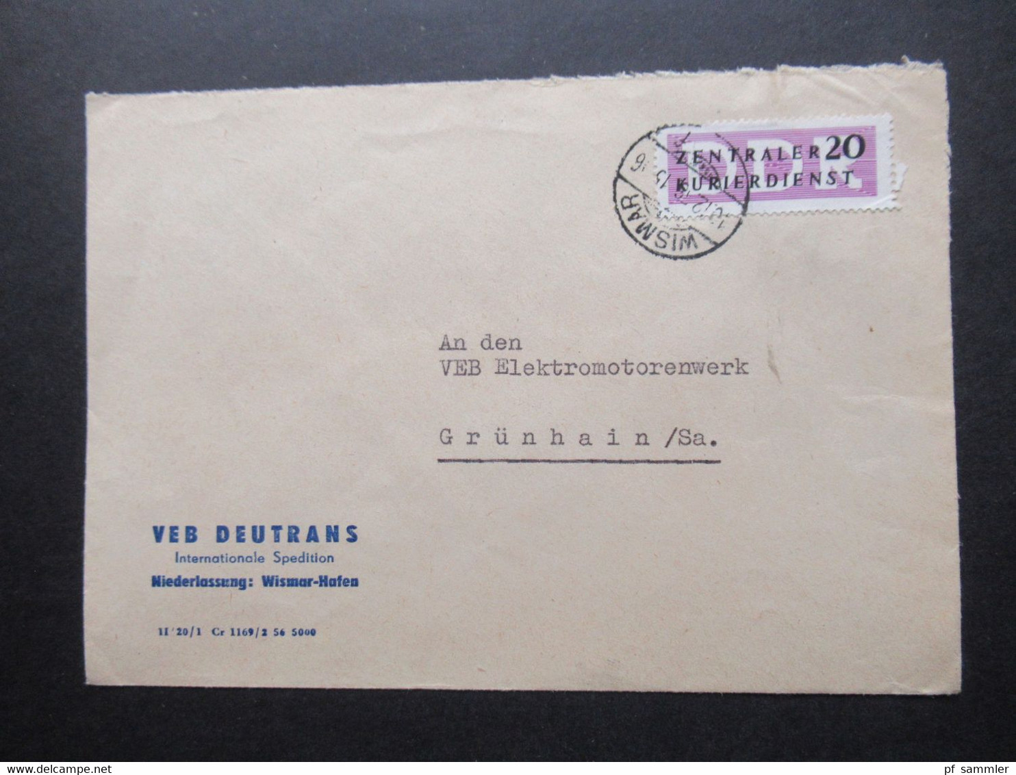 DDR 1956 / 57 Dienstmarken ZKD mit / ohne Aufdruck und ZKD Belege / Behördenpost 60 / 70er Jahre insg. 115 Belege