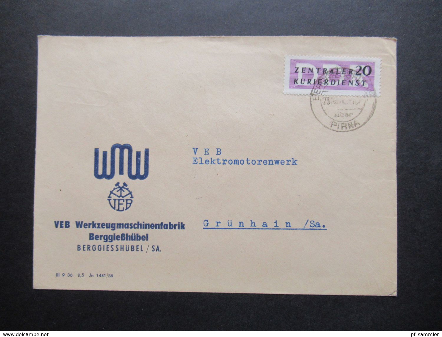 DDR 1956 / 57 Dienstmarken ZKD mit / ohne Aufdruck und ZKD Belege / Behördenpost 60 / 70er Jahre insg. 115 Belege