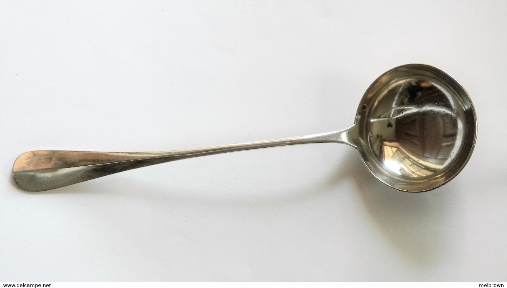 Antique French Silver Plated CHRISTOFLE Soup Ladle - 33 Cm. - Spoons