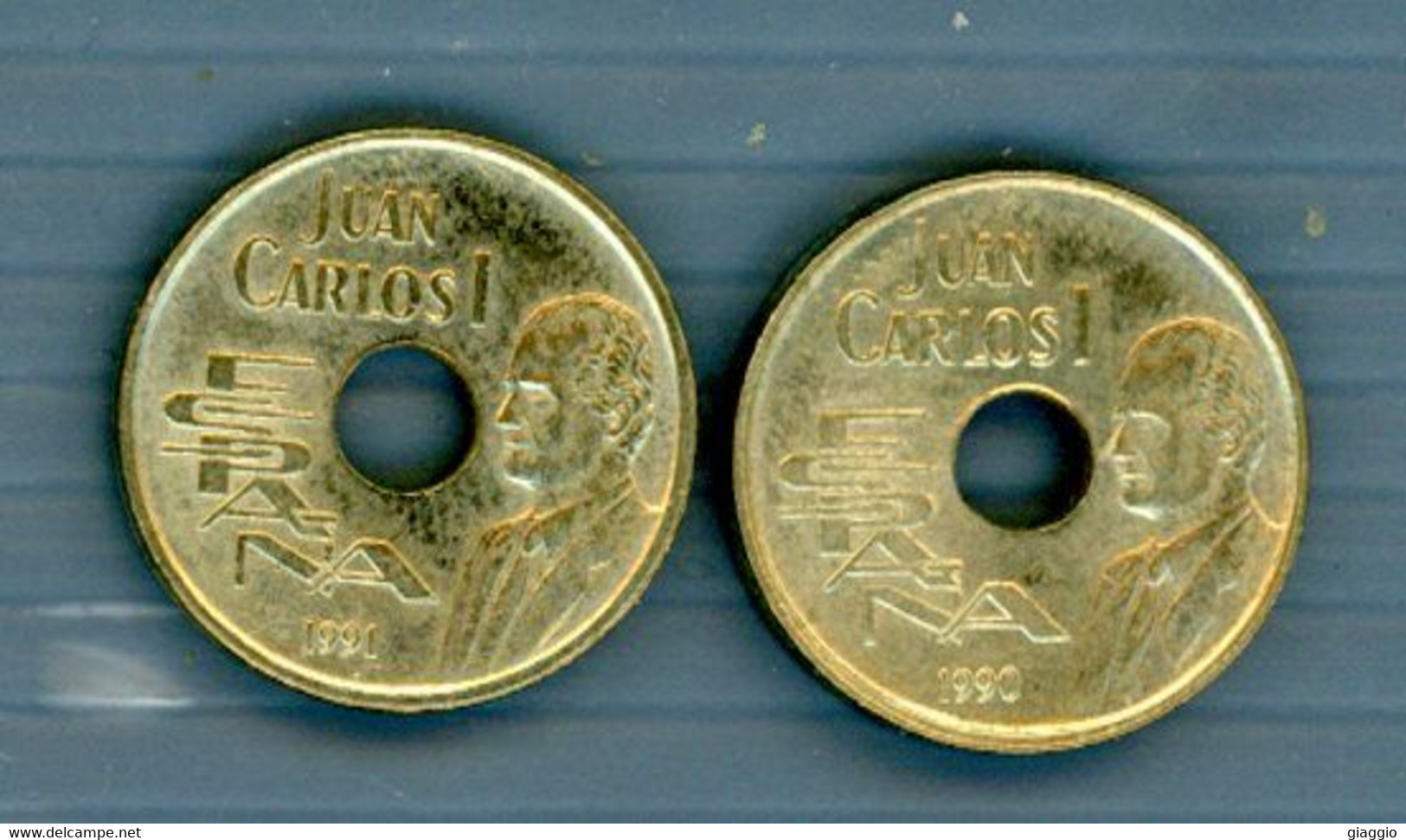 °°° Spagna N. 372 - 25 Ptas Barcellona 92 Date Diverse X 2 Circolate °°° - 500 Peseta