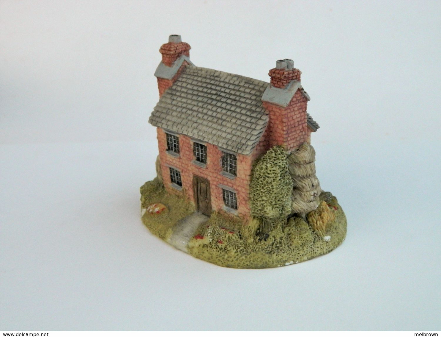 Vintage Georgian Cottage Collectible Ornament - Otros & Sin Clasificación