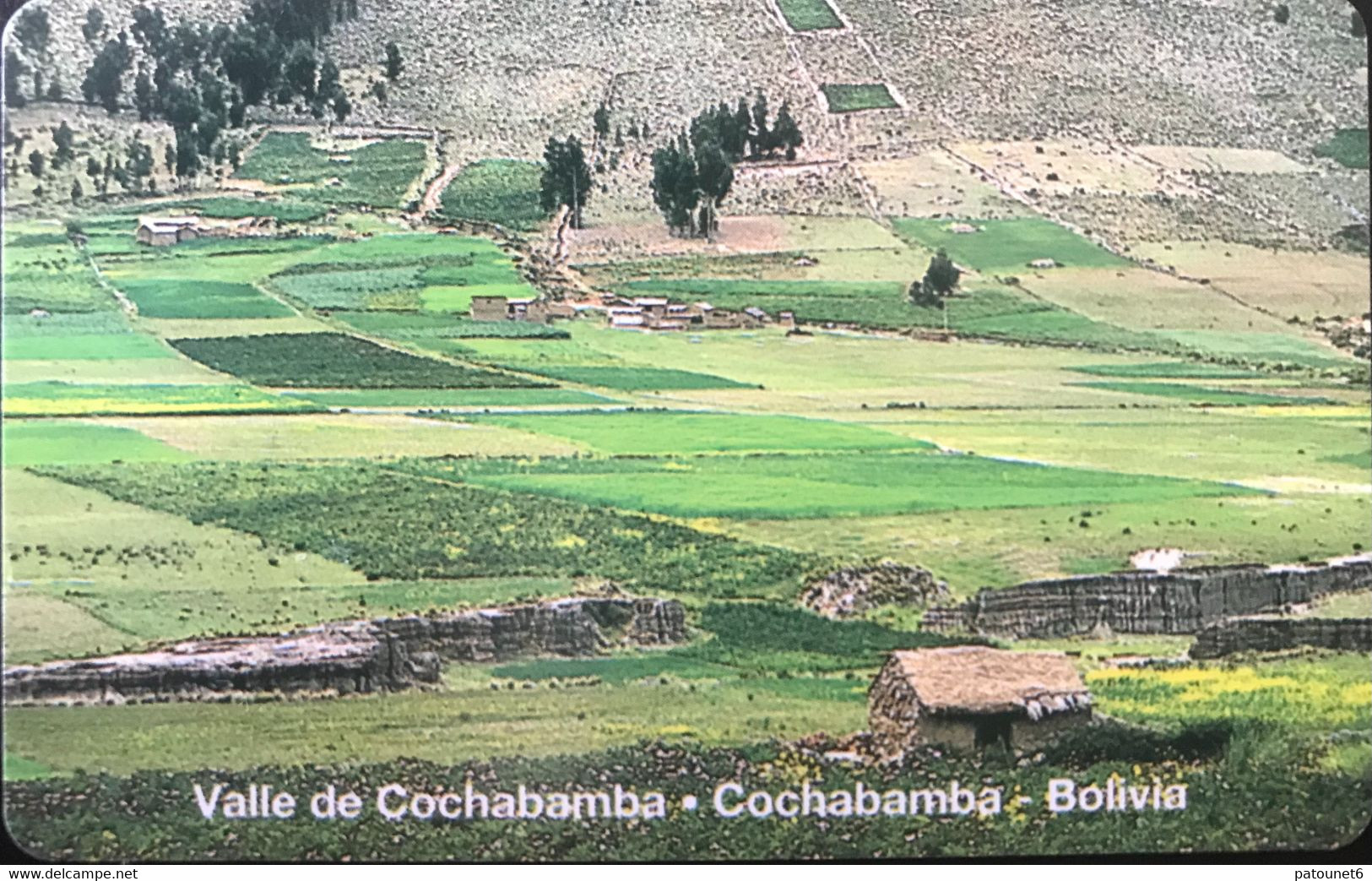 BOLIVIE  - Phonecard - Entel  -  Valle De Cochabamba - - Bolivien