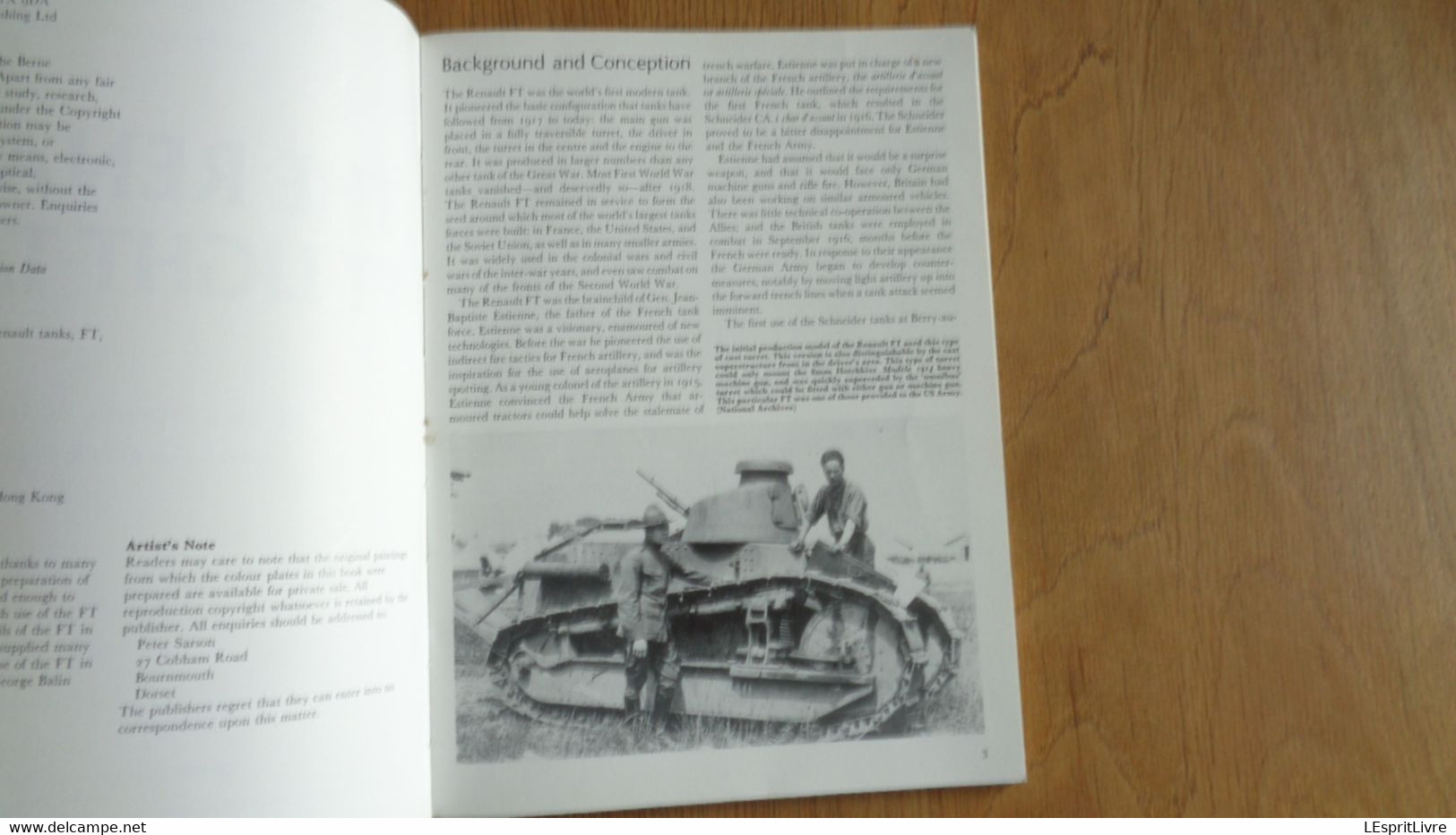 THE RENAULT FT LIGHT TANK Guerre 14 18 WWI World War 1 Tanks Chars Blindés French Army Armée Française - Amerikaans Leger