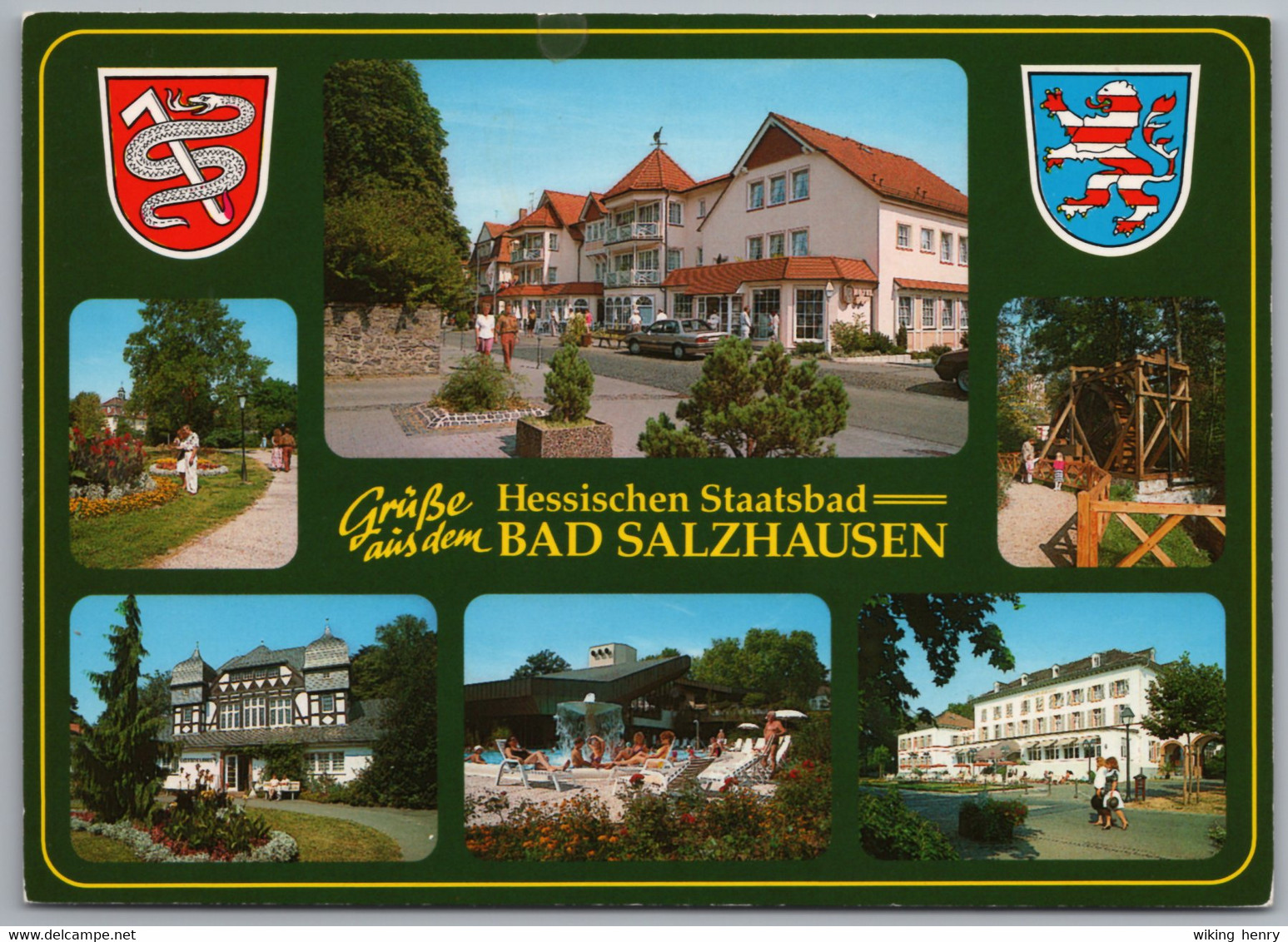 Nidda Bad Salzhausen - Mehrbildkarte 12 - Wetterau - Kreis