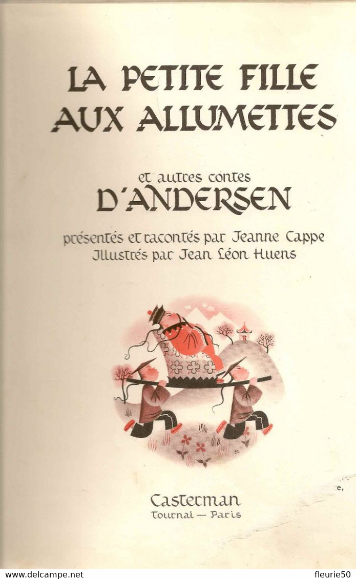 LA PETITE FILLE AUX ALLUMETTES et autres contes D'ANDERSEN.