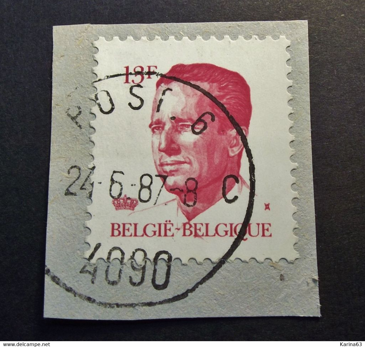 Belgie Belgique  -  Militaire Poststempel 4090 - Post 5 Op Fragment - Marques D'armées