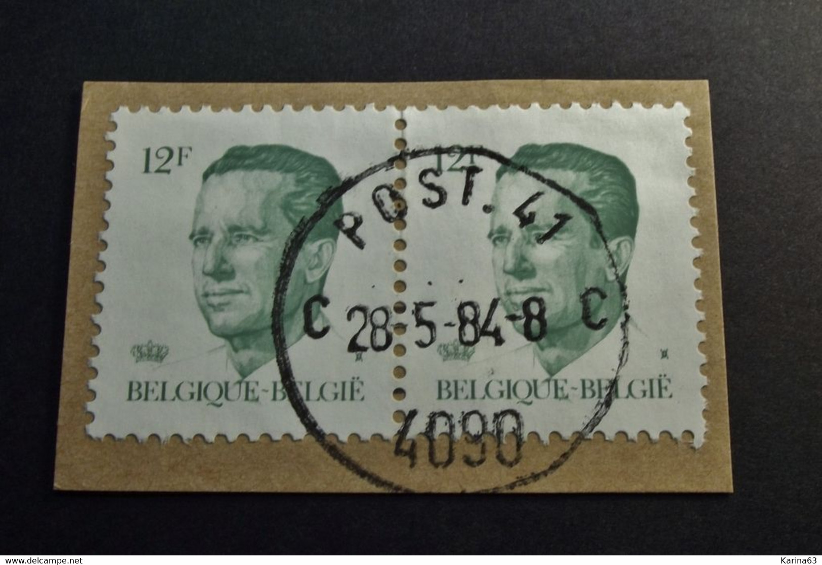 Belgie Belgique  -  Militaire Poststempel 4090 - Post 41 Op Fragment - Legerstempels