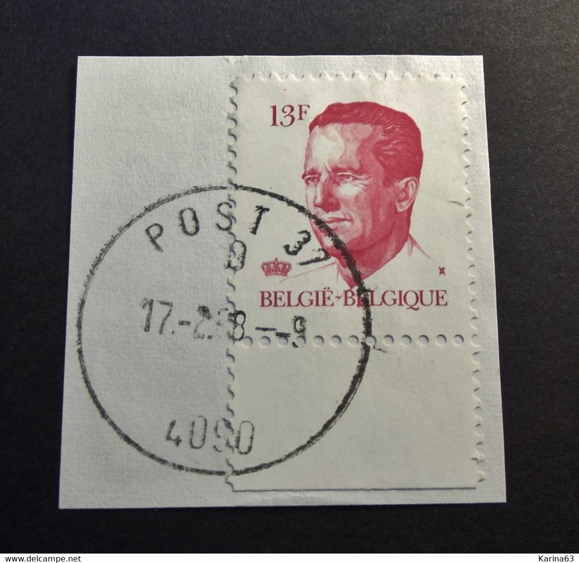 Belgie Belgique  -  Militaire Poststempel 4090 - Post 37 Op Fragment - Marques D'armées