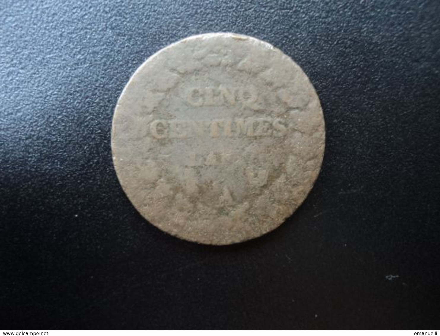 FRANCE : CINQ CENTIMES  L'AN 7 / 5 A / B  *  F.115.29 / G.126 / KM 640.1      B+ - 1795-1799 Directoire