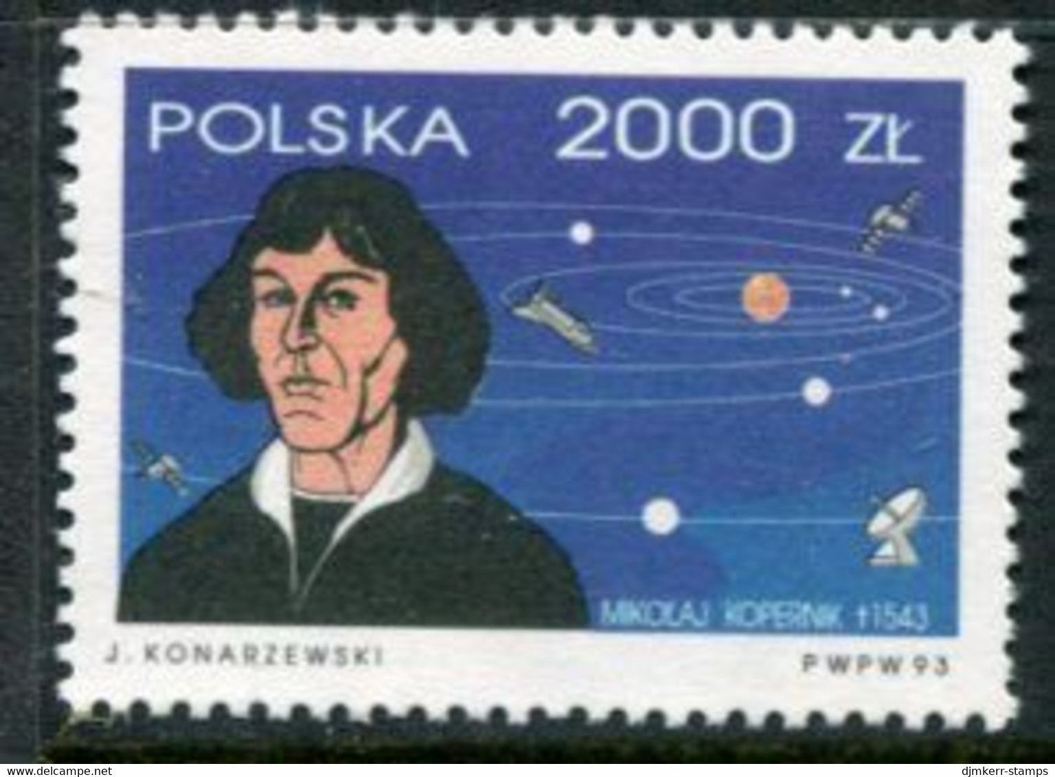 POLAND 1993 Copernicus  Michel 3451 - Neufs