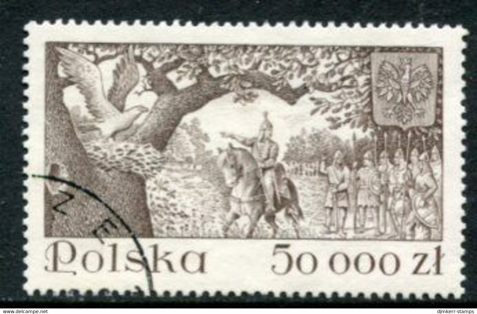 POLAND 1993 POLSKA Philatelic Exhibition Single Ex Block Used  Michel 3449A - Used Stamps