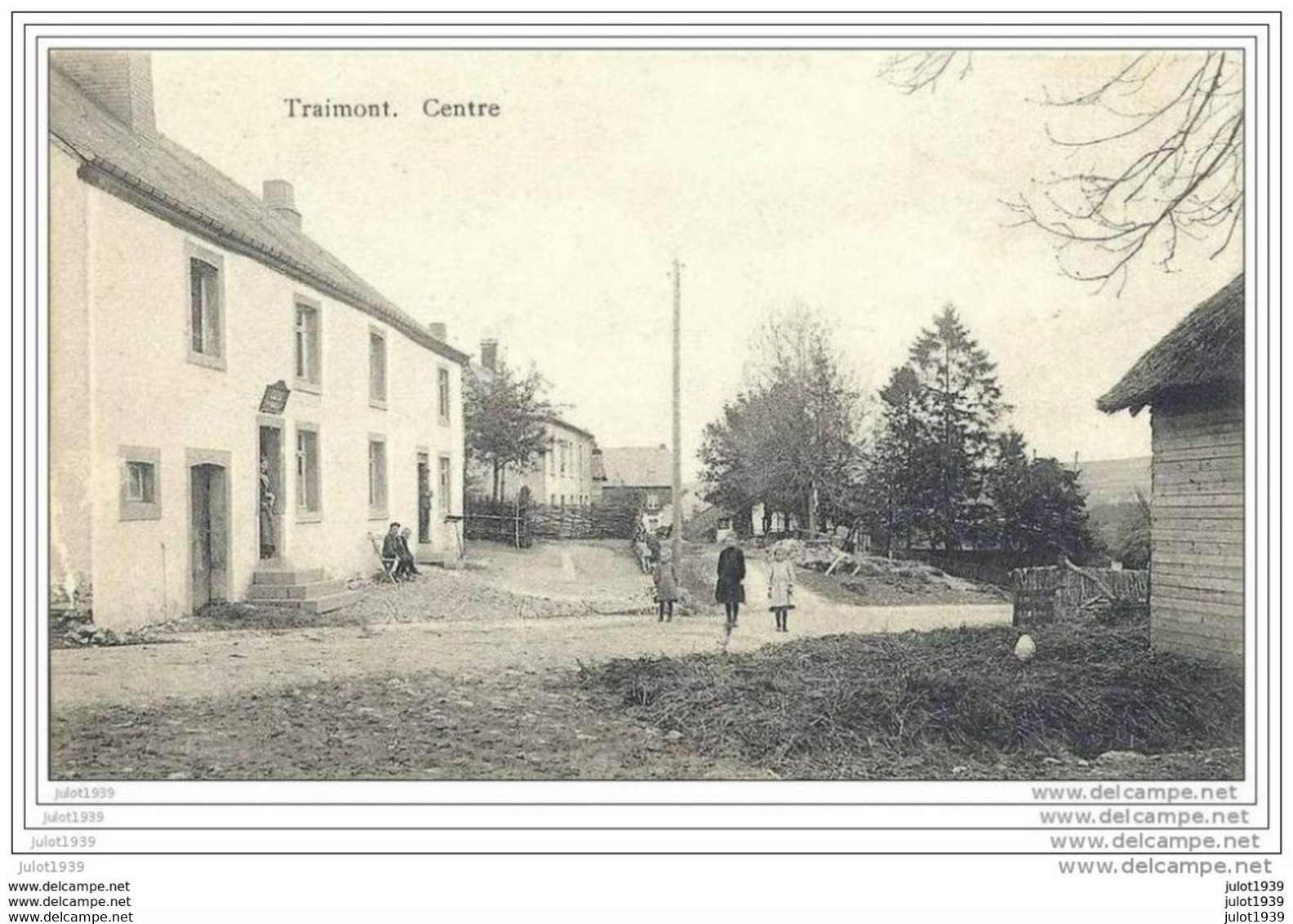 TRAIMONT ..-- LEGLISE ..-- Centre . Café . 1915 Vers MARSEILLE ( Mr Mme F.  IMBERT  ) . Voir Verso . - Léglise