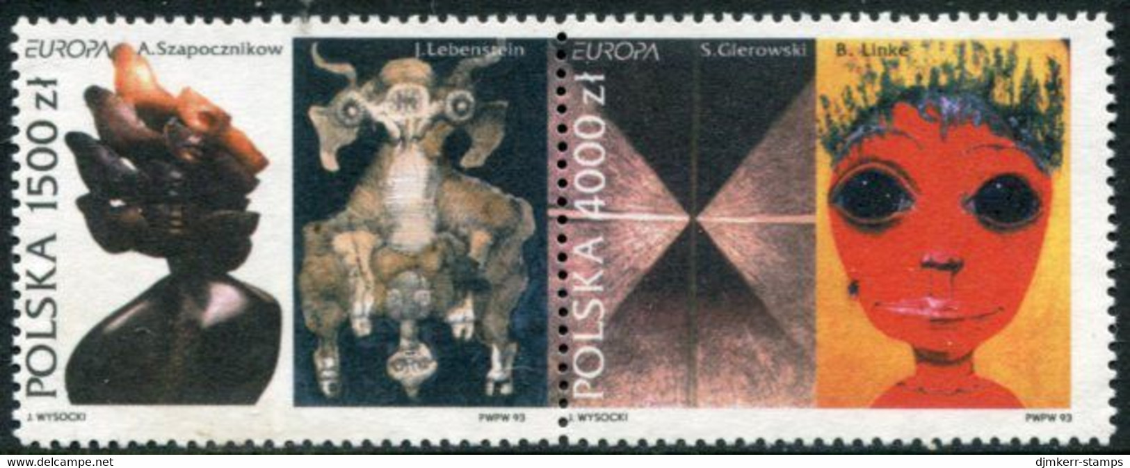 POLAND 1993 Europa: Contemorary Art MNH / **.  Michel 3445-46 - Ongebruikt