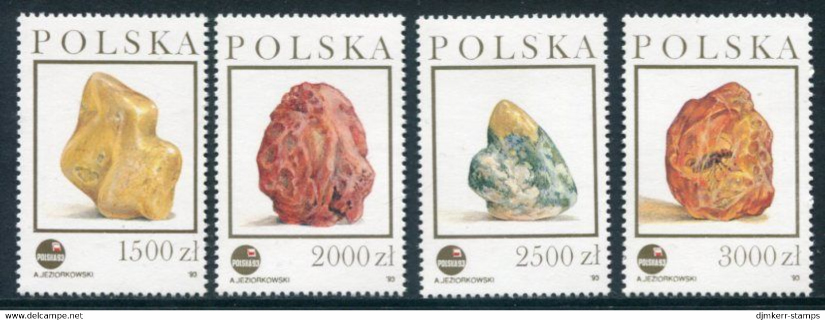 POLAND 1993 POLSKA Philatelic Exhibition; Amber Road MNH / **.  Michel 3426-29 - Ungebraucht