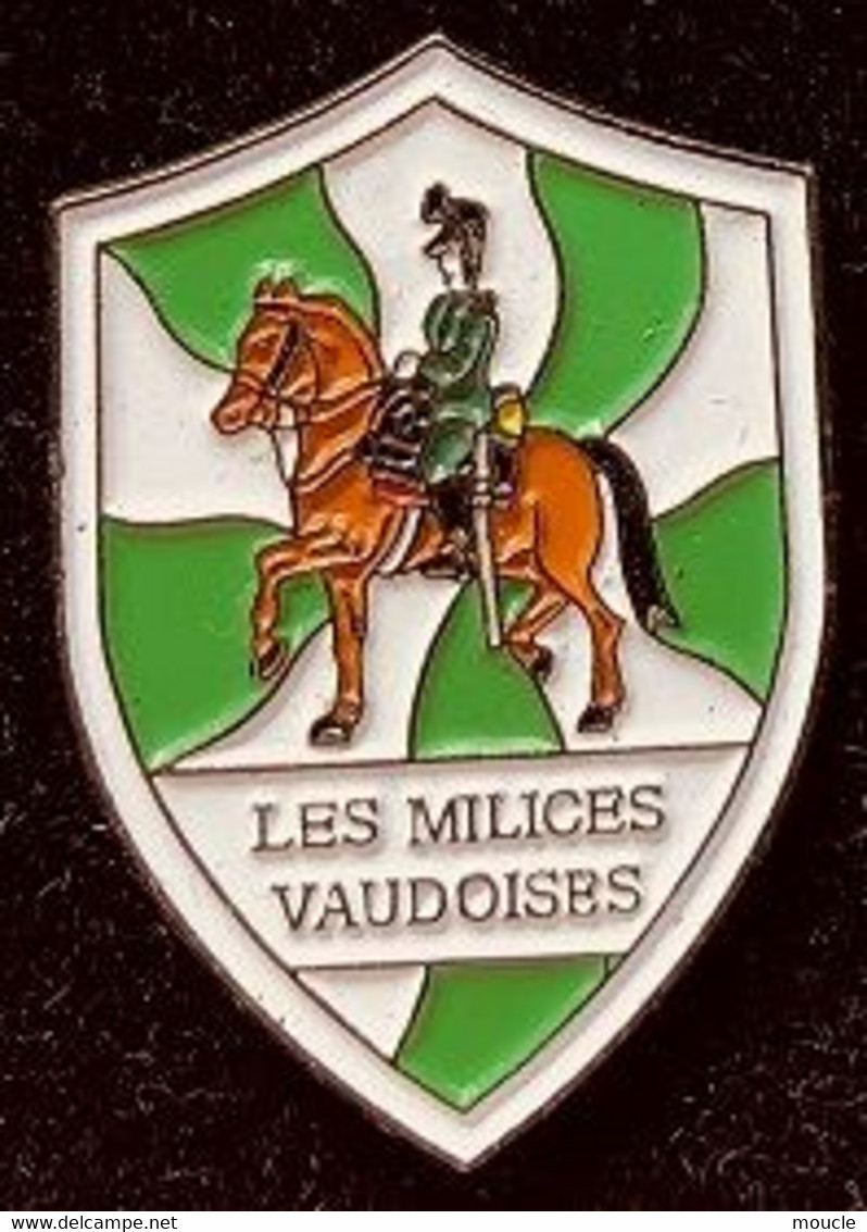 POLICES VAUDOISES - CHEVAL - PFERD - HORSE - LES MILICES VAUDOISES - CANTON DE VAUD - SUISSE - POLIZEI - POLICIA -  (27) - Police