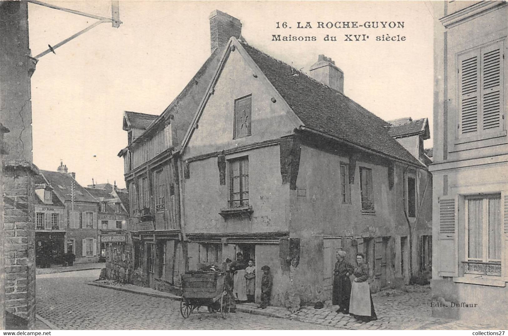 95-LA-ROCHE-GUYON- MAISON DU XVe S - La Roche Guyon