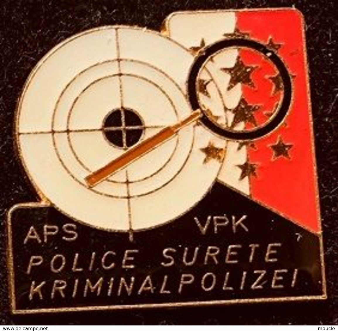 POLICE SURETE VALAISANNE - WALLIS KRIMNAL POLIZEI - SUISSE -  POLICIA - SCHWEIZ - SWITZERLAND - APS - VPK - LOUPE-  (27) - Polizei