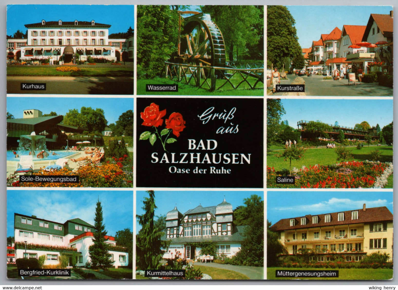 Nidda Bad Salzhausen - Mehrbildkarte 20 - Wetterau - Kreis