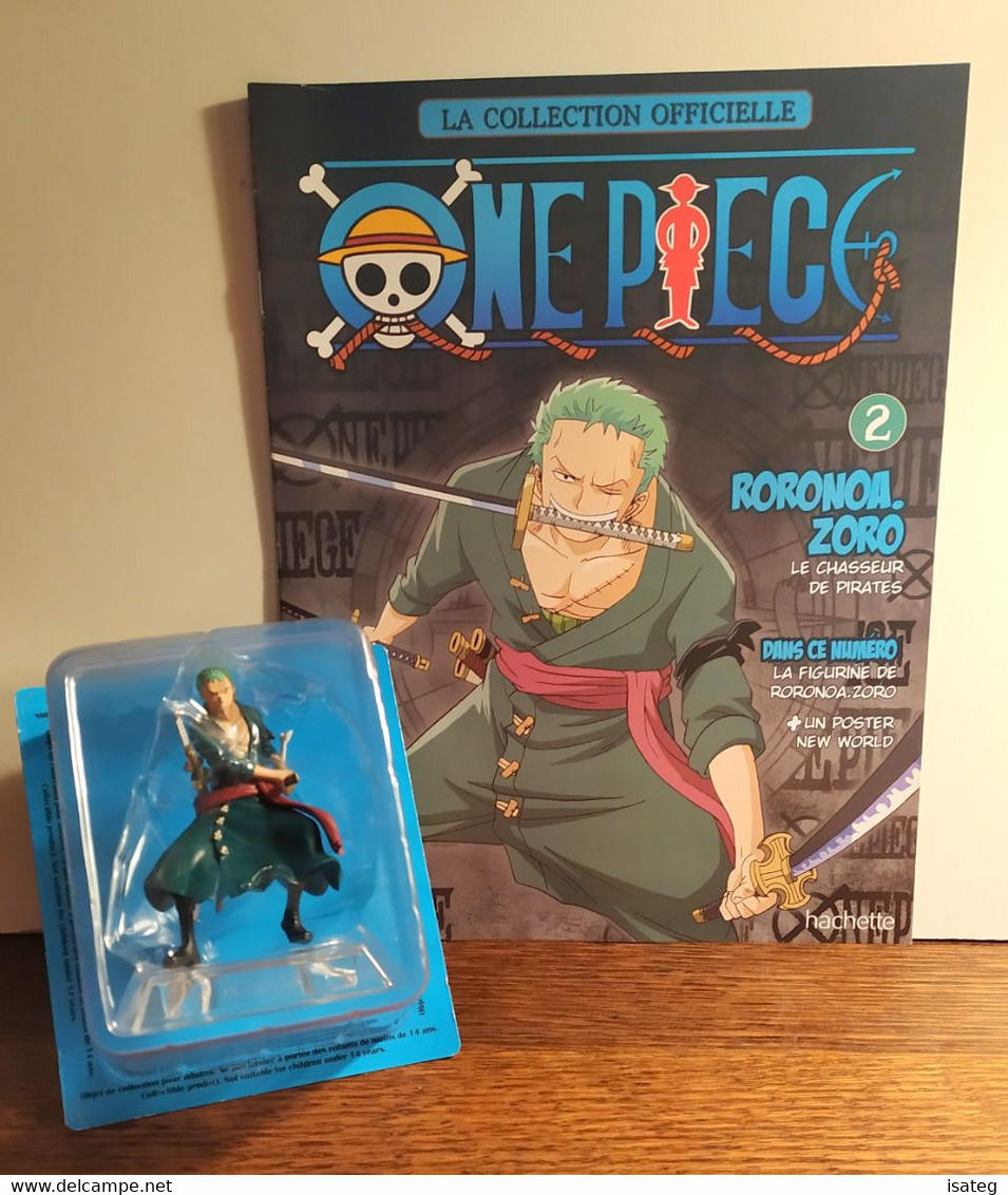 Figurine One Piece Roronoa Zoro / N°2 - Hachette - Andere & Zonder Classificatie