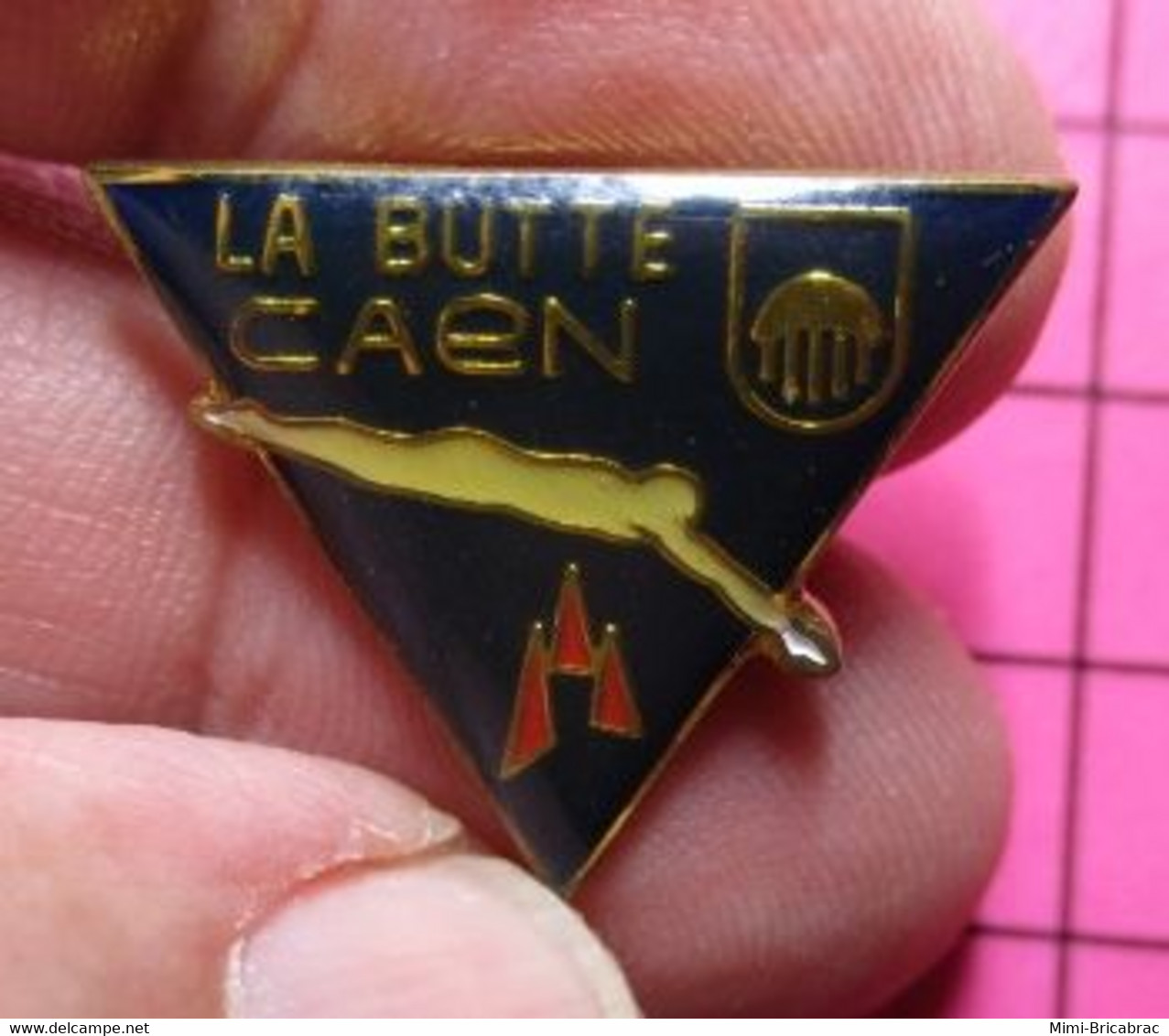 1217 Pin's Pins / Beau Et Rare / THEME : SPORTS / NATATION CLUB LA BUTTE CAEN - Natation