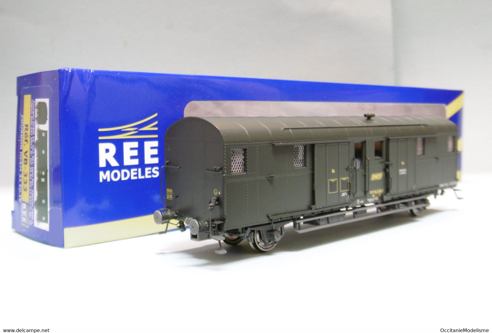 REE - Fourgon OCEM 32 Sud-Est SNCF Sans Feux Ep. IV Réf. VB-333 Neuf NBO HO 1/87 - Scompartimento Viaggiatori