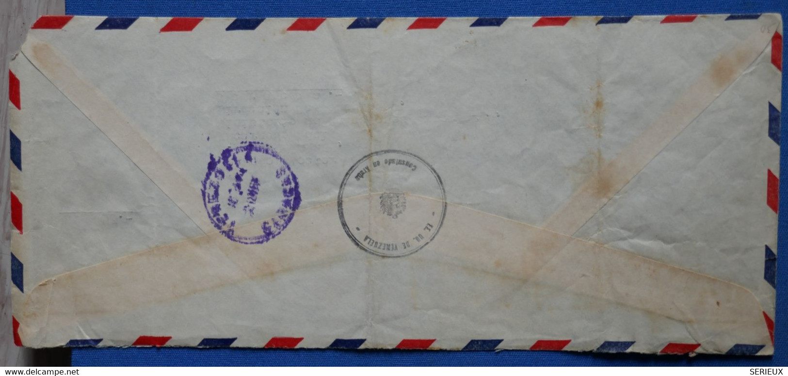 Y11 CURACAO    LETTRE  CENSUREE 1945  CONSULAT POUR  CARACAS  VENEZUELA+ AFFRANCH. INTERESSANT - Curaçao, Nederlandse Antillen, Aruba