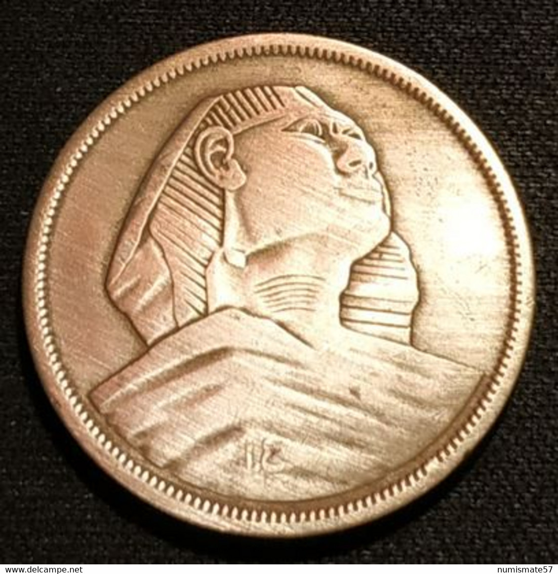 EGYPTE - EGYPT - 10 MILLIEMES 1958 ( 1377 ) - Grand Sphinx - KM 381 - Egypte