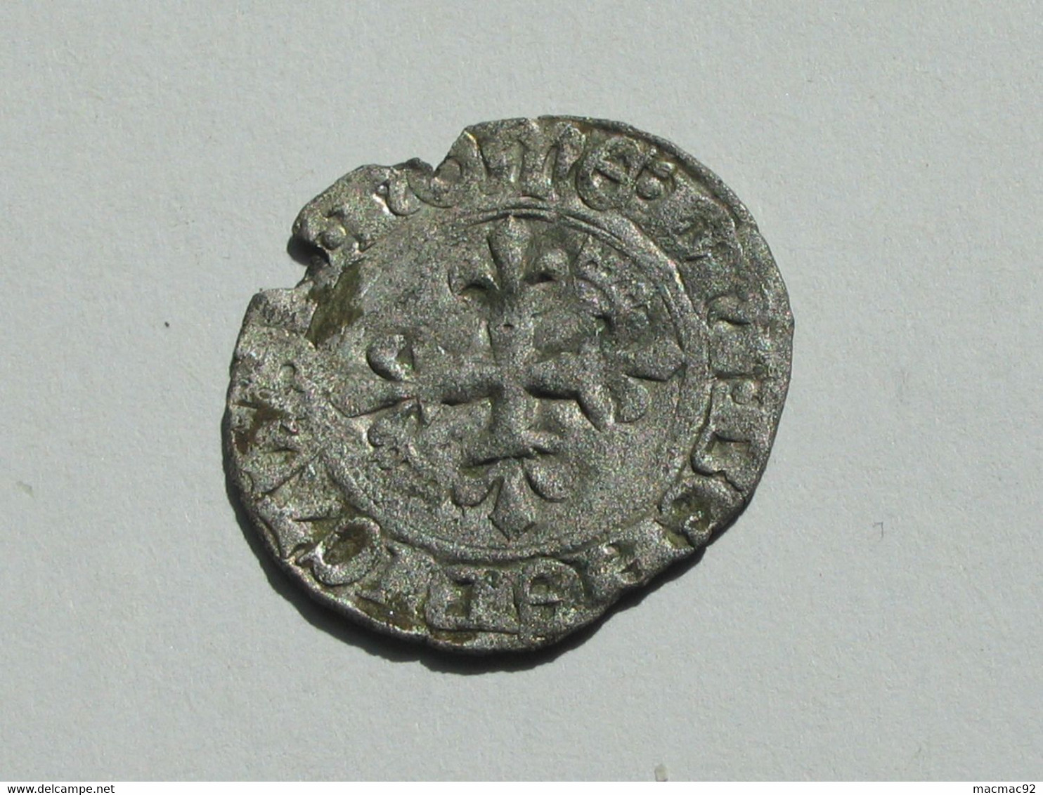 Monnaie Royale En Argent - CHARLES VI - Gros Dit Florette Vers 1417  ***** EN ACHAT IMMEDIAT ***** - 1380-1422 Karl VI. Der Vielgeliebte