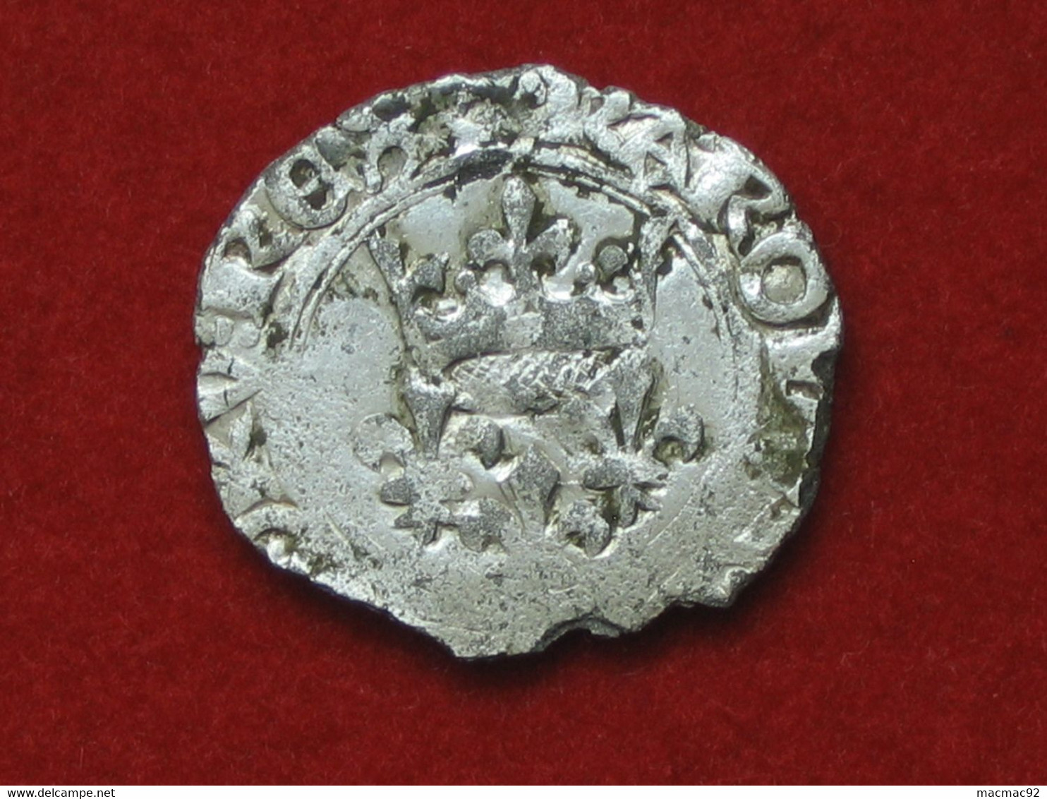 Monnaie Royale En Argent - CHARLES VI - Gros Dit Florette Vers 1417  ***** EN ACHAT IMMEDIAT ***** - 1380-1422 Charles VI The Beloved