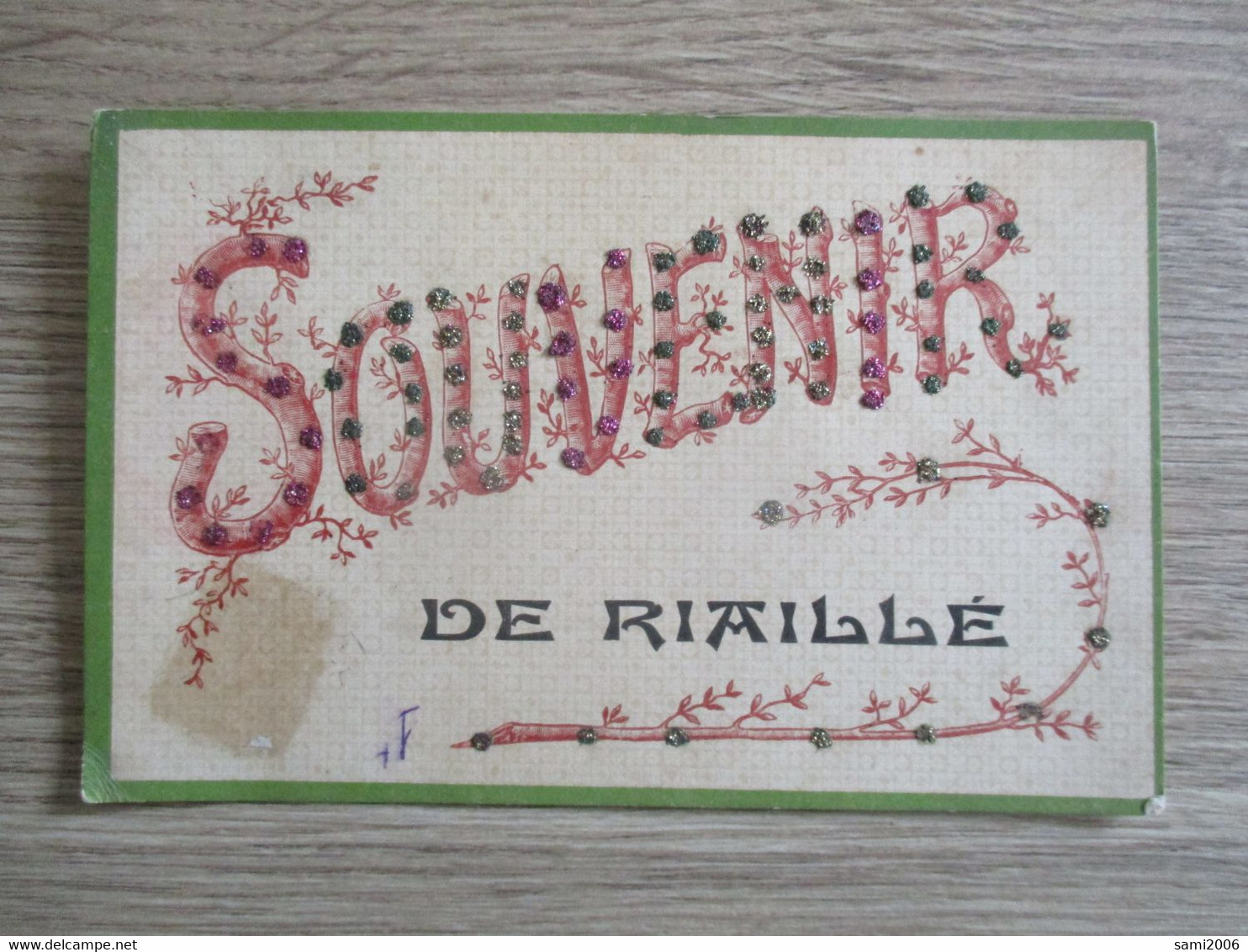 44 RIAILLE FANTAISIE SOUVENIR PAILLETTES - Other & Unclassified