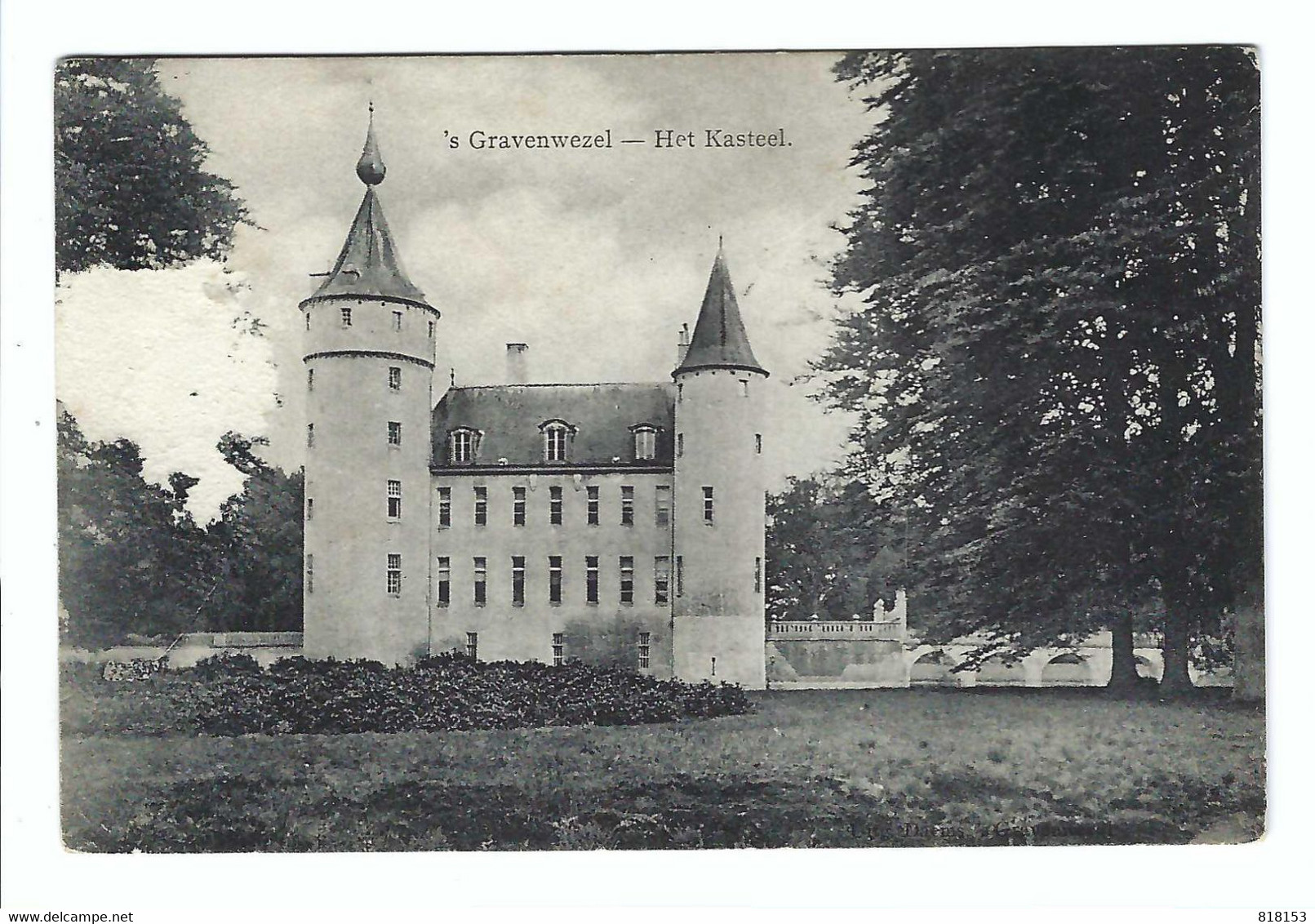 's Gravenwezel - Het Kasteel 1911 - Schilde