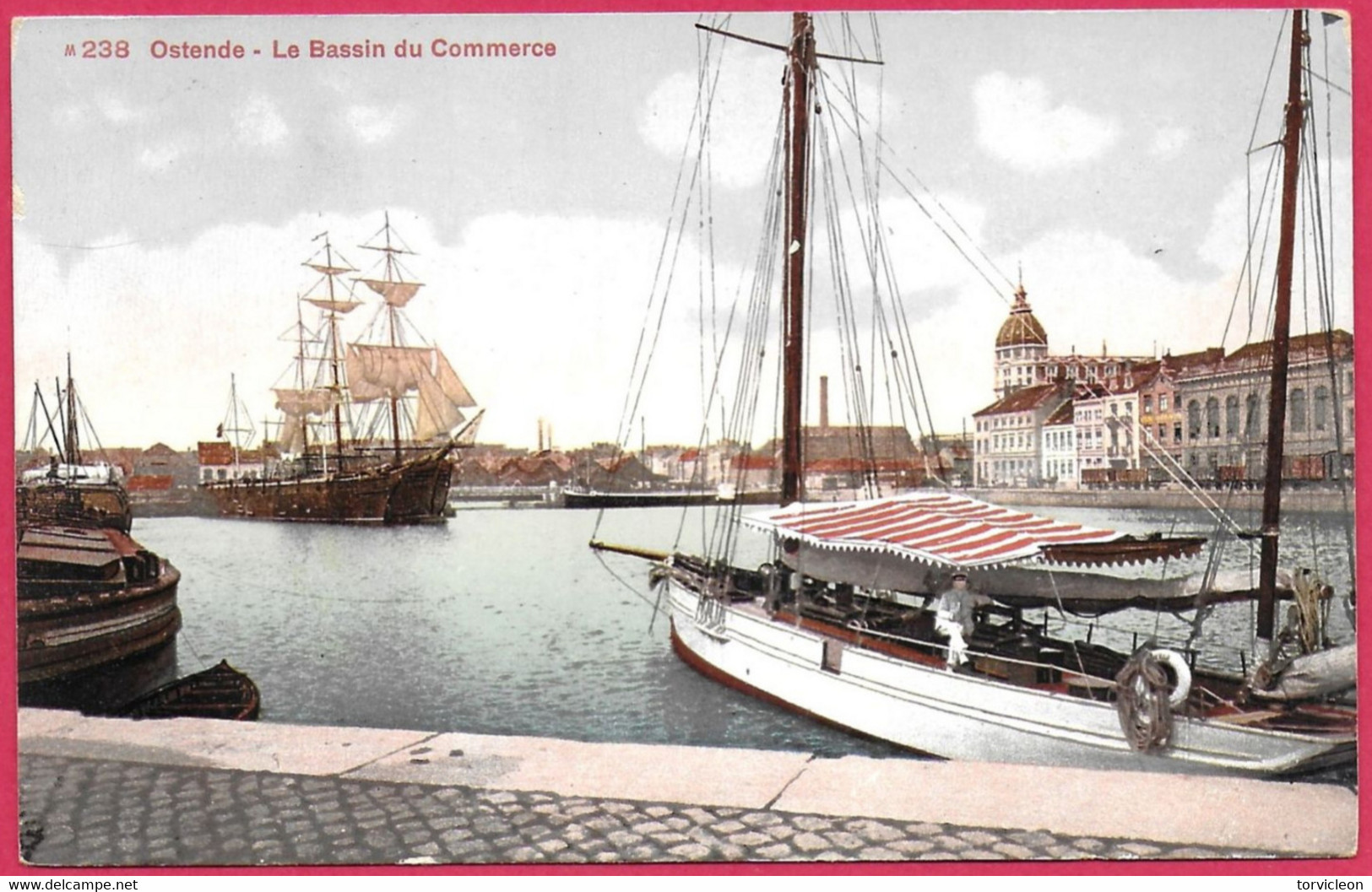 C.P. Oostende =  Le  Bassin  Du  Commerce - Oostende