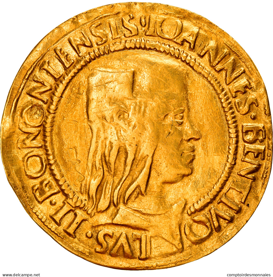 Italie, Bologna, Giovanni II Bentivoglio, Doppio Ducato, 1494-1506, Bologne, Or - Emilie